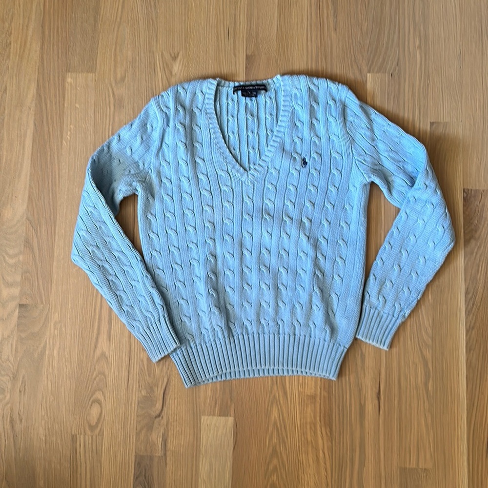 Ralph Lauren sport women’s cableknit sweater